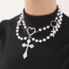 Pearl Gothic Necklace - View 3 | Tomis Store Nigeria