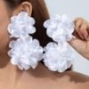 Extra large floral earrings - View 2 | Tomis Store Nigeria