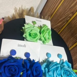 Faux Floral earrings - View 1 | Tomis Store Nigeria