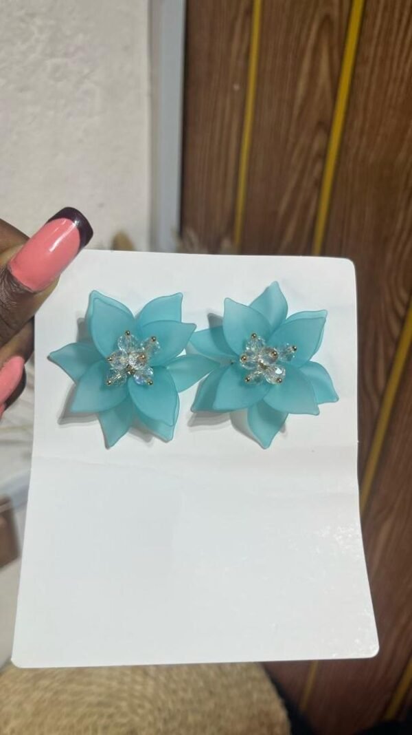 The Allure Floral earrings - View 1 | Tomis Store Nigeria