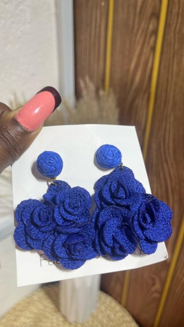 Fabric Earrings - View 3 | Tomis Store Nigeria