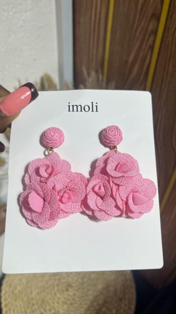 Fabric Earrings - View 5 | Tomis Store Nigeria