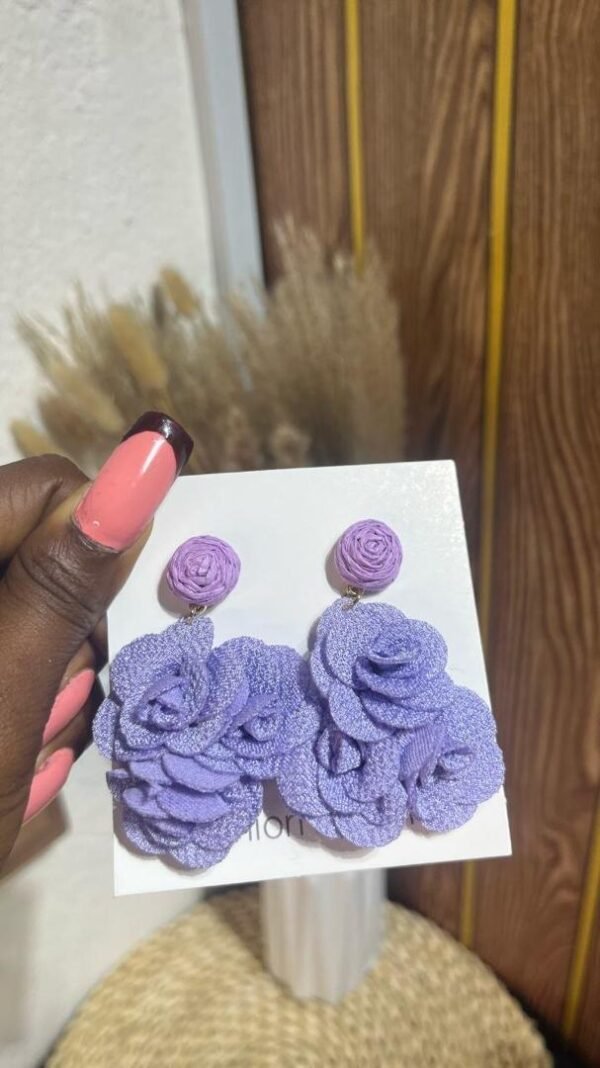Fabric Earrings - View 4 | Tomis Store Nigeria