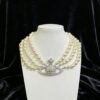 Saturn Pearl Necklace - View 1 | Tomis Store Nigeria
