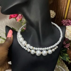 Cuff pearl choker - View 1 | Tomis Store Nigeria