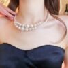 Cuff pearl choker - View 3 | Tomis Store Nigeria