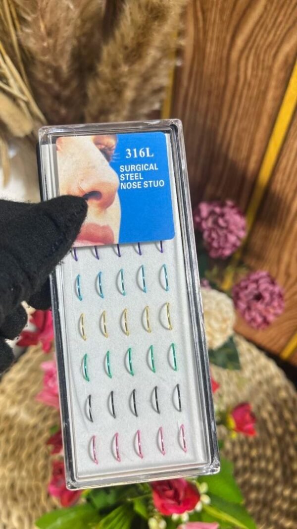 Stainless steel nose rings - View 2 | Tomis Store Nigeria
