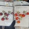 Bold Cherry earrings - View 3 | Tomis Store Nigeria