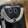 Triple Layer Pearl Set - View 3 | Tomis Store Nigeria
