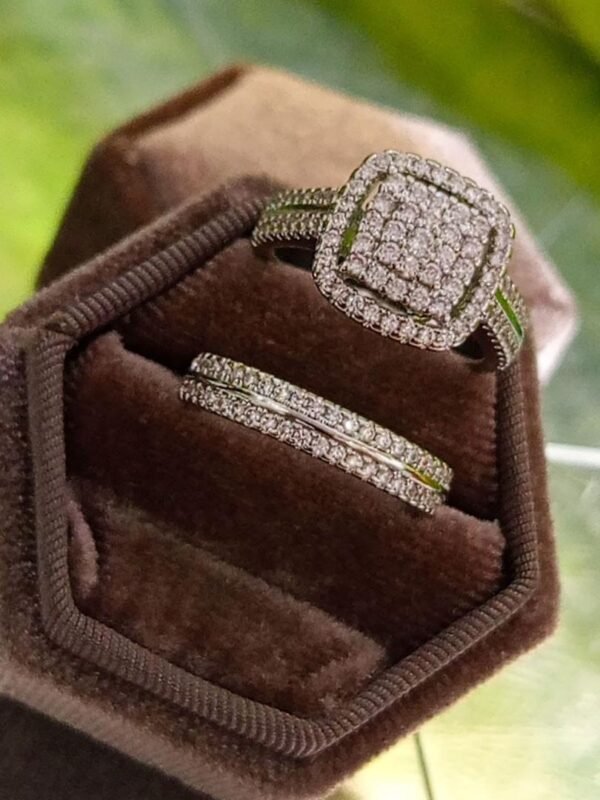Couples Set - Zirconia Wedding Set 5