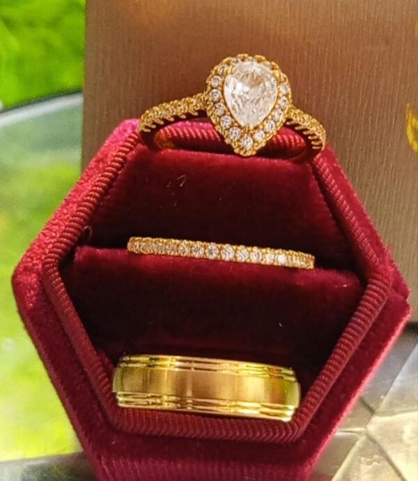 Couples Set - Zirconia Wedding Set 8